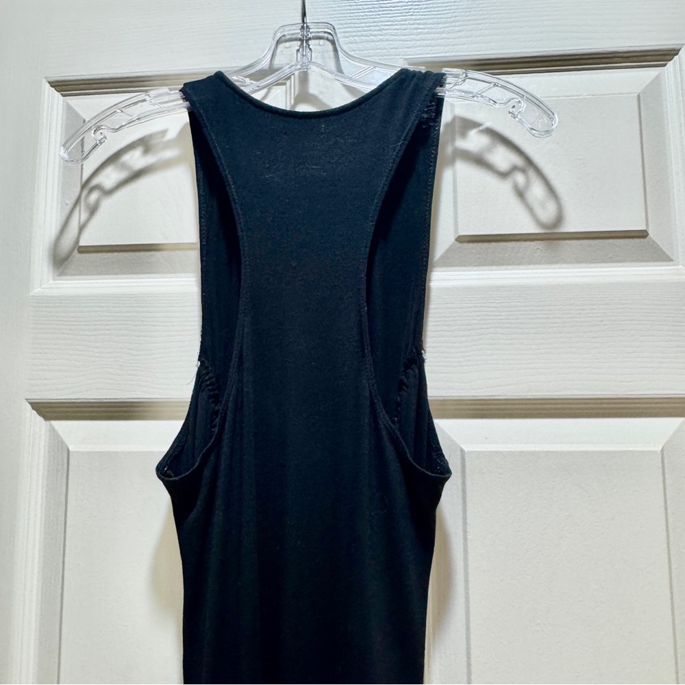 Max Studio Black Racerback Ruched Dress - Picture 2 of 4